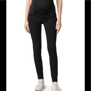 J Brand Mama J Super Skinny Black Maternity Jeans